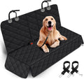Ultimate Waterproof Dog Car Seat Cover - Durable, Universal Fit for Cars, SUVs & Trucks - Protect Your Back Seat in Style (53” Width) - Black