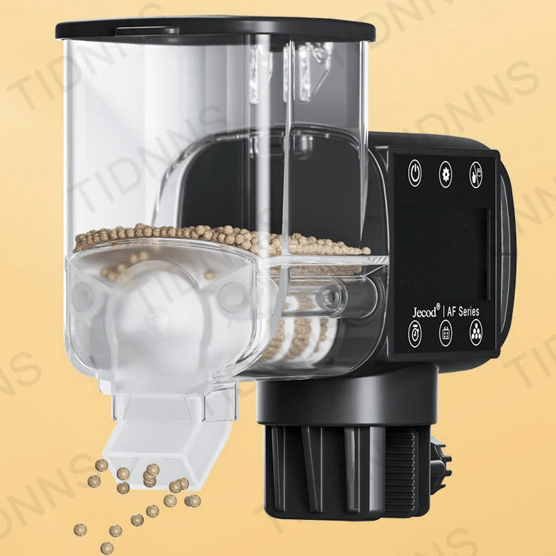 Jebao Adjustable Smart Automatic Feed Feeder with LCD Indicates Timer Automatic Fish Tank Auto Feeder Aquarium Accessories