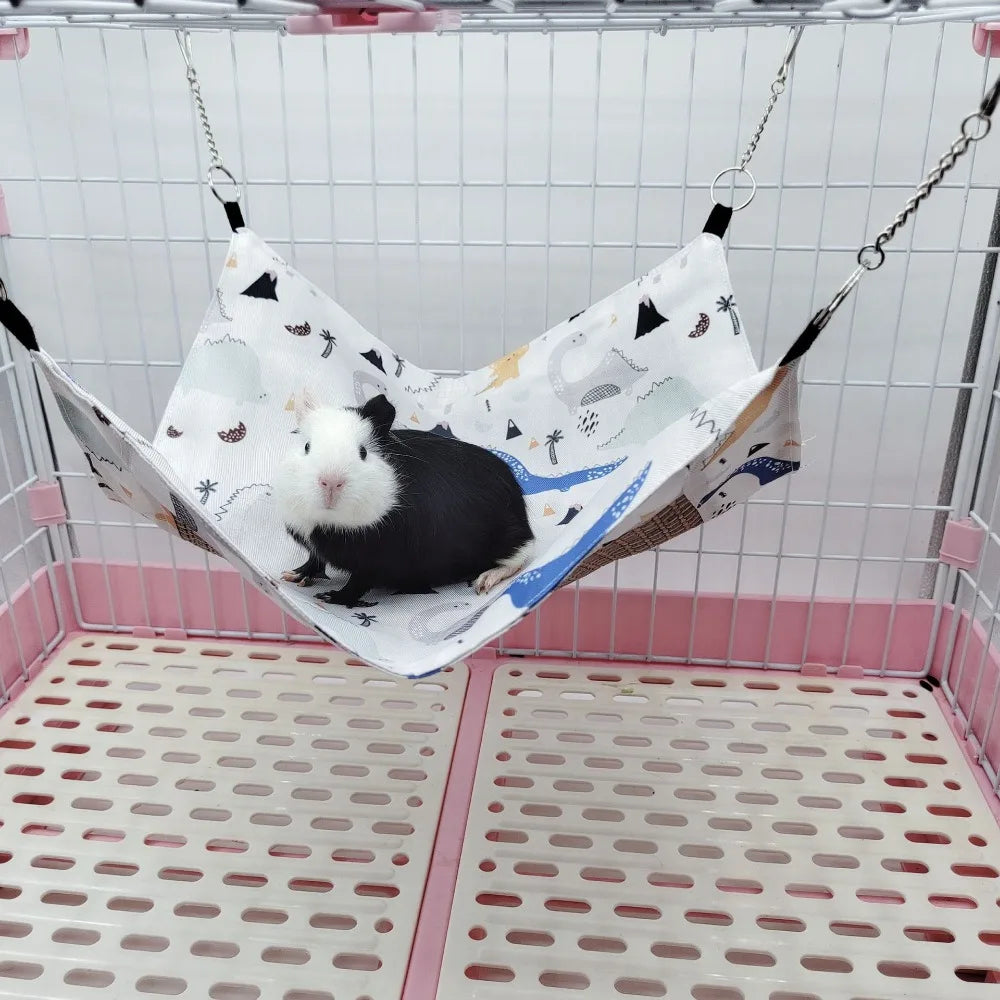 Small Pet Hammock Made of Plant Vines Double-Sided Use Summer Breathable Cooling Mat Sugar Glider Hamster Rest Play Universal